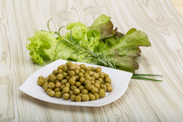 Marinated peas