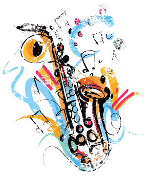 Vintage Saxophone