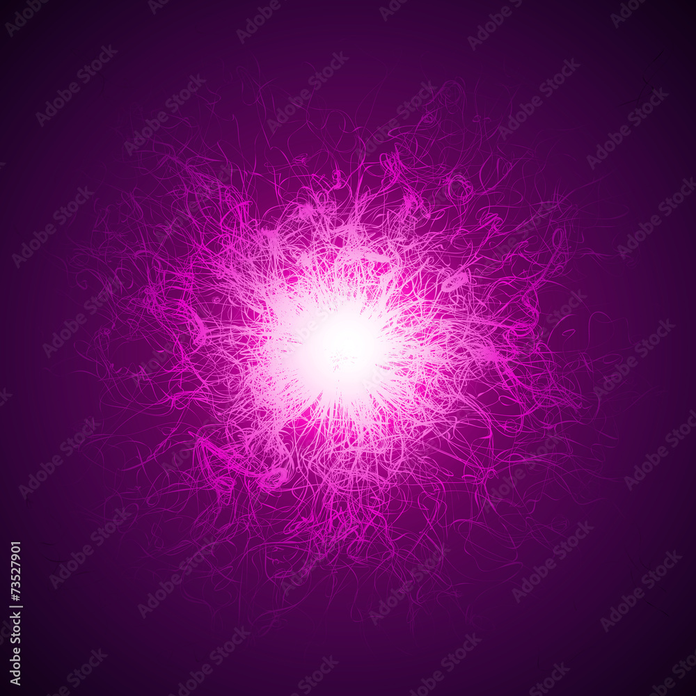 Sticker energy abstract vector