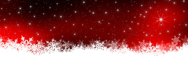 Weihnachtskarte, Head, Banner, Panorama, Webdesign, Vorlage, Rot