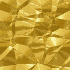 Abstract background gold texture resembling metal foil