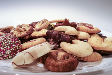 Weihnachtsplätzchen Teller