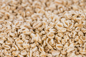 Puffed Wheat background