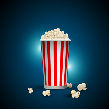popcorn, cinema, film, fotogrammi, rullino