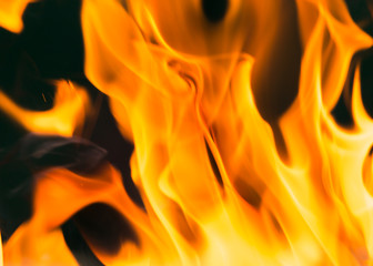 flame of fire as the background