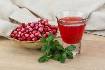 Cowberry juice