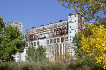 Fototapeta premium Industriegebiet - Halle