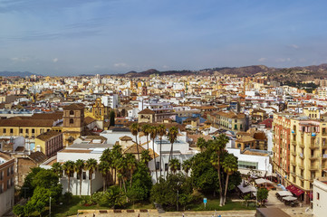 Fototapeta na wymiar View of Malaga, Spain