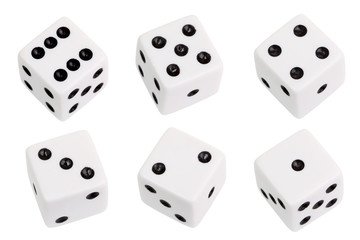 White dice