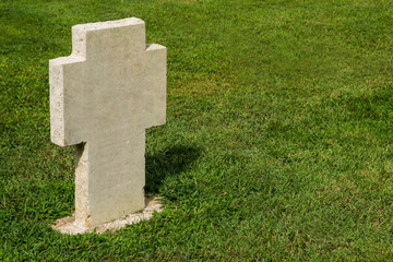 Croce al cimitero militare