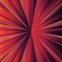 Red sunburst vector background with dark edges