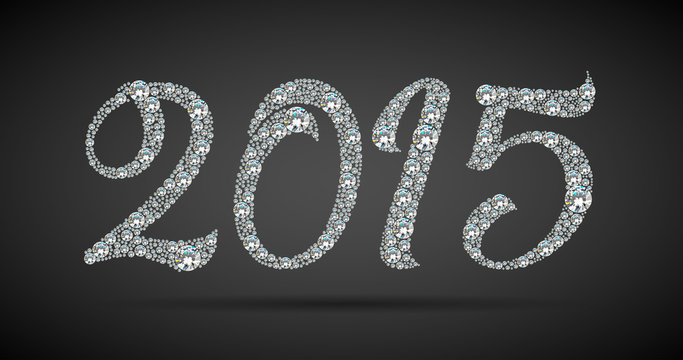 Diamond 2015 new year banner