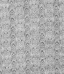 background of gray knitted fabrics. texture