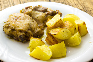 Chicken with potatoes