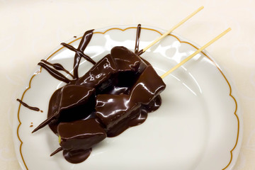 Chocolate dipped fruit