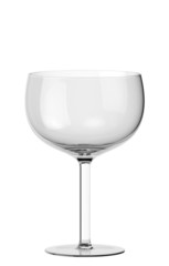 Empty glass of wine