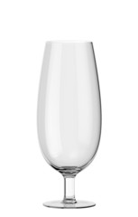 Empty glass of wine