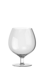 Empty glass of wine