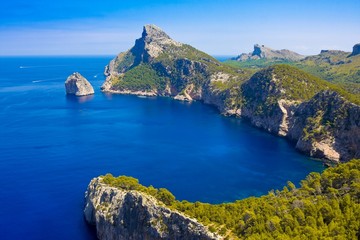Naklejka premium Formentor Landscape, Mallorca, Balearic island, Spain