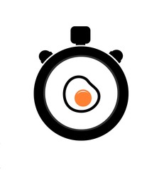 Œuf au plat dans un chronomètre
