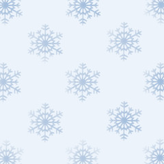 Fototapeta na wymiar Background of snowflakes in blue