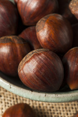Raw Organic Brown Chestnuts