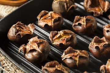 Hot Brown Roasted Chestnuts