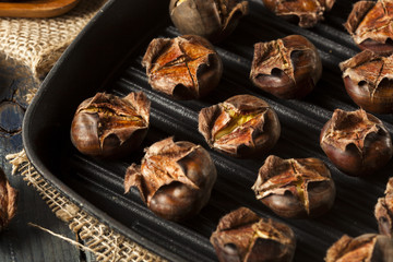 Hot Brown Roasted Chestnuts