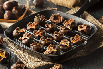 Hot Brown Roasted Chestnuts