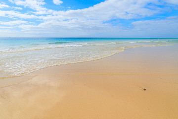 Fototapeta na wymiar Beautiful Jandia beach on Fuerteventura, Canary Islands