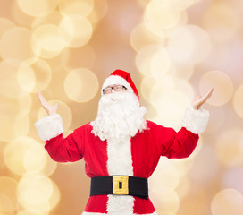 man in costume of santa claus