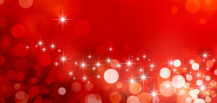 shiny red greeting card background