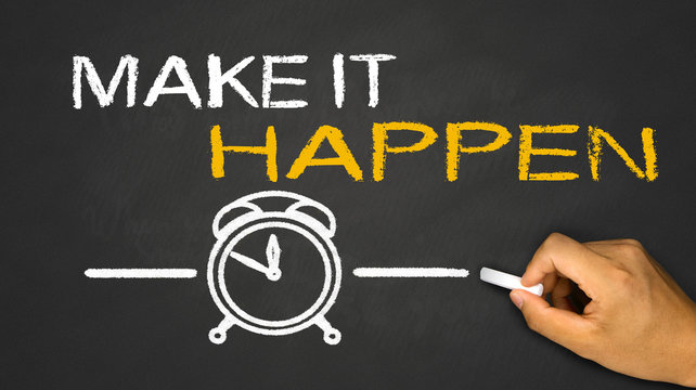 make it happen on blackboard