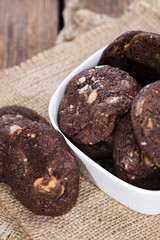 Chocolate Cookies (with macadamia nuts)