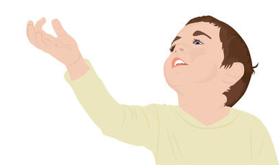 Portrait of happy child