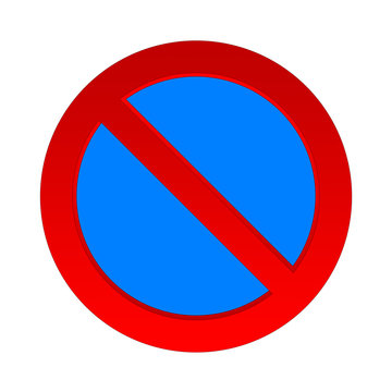 Parken verboten Verkehrszeichen