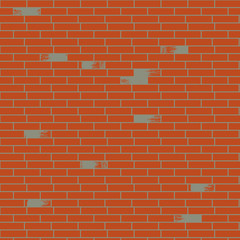 Vector brick wall background