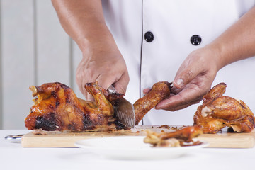 Chef cut Grilled turkey
