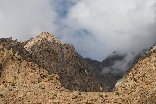High mountain on the way to Phandar Lake ,Northern Pakistan