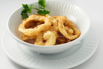 Fried onion rings