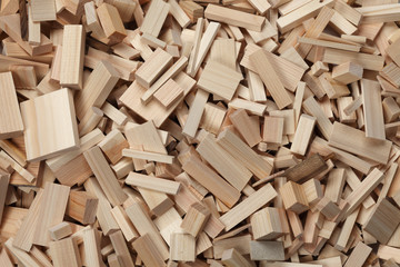 pile of wooden blocks/Tree of cedar