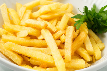 The spicy fries
