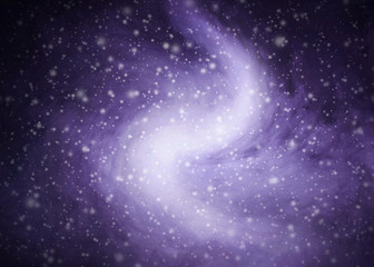 Abstract texture of the purple smoke over black background