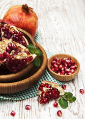 pomegranates