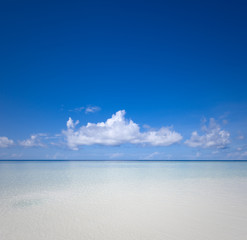 Nice seascape in the Indian ocean, Maldives