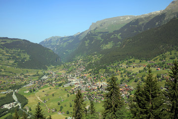 Fototapeta na wymiar Grindelwald Dorf