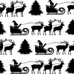 Fototapeta premium Seamless Christmas wallpaper