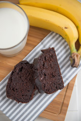 Schokoladen Bananenbrot