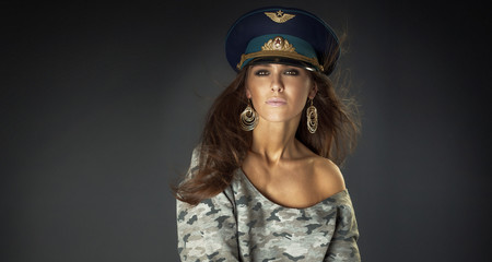 Portrait of sexy woman