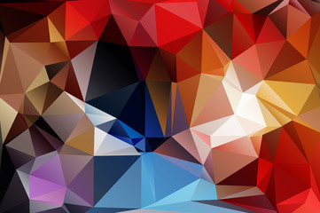 Vector polygon background